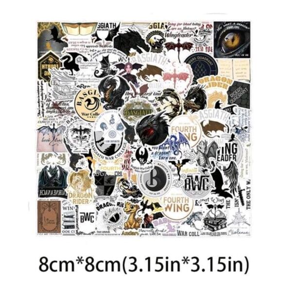 Rebecca Yarros Fourth Wing Stickers - Picture 4 of 8